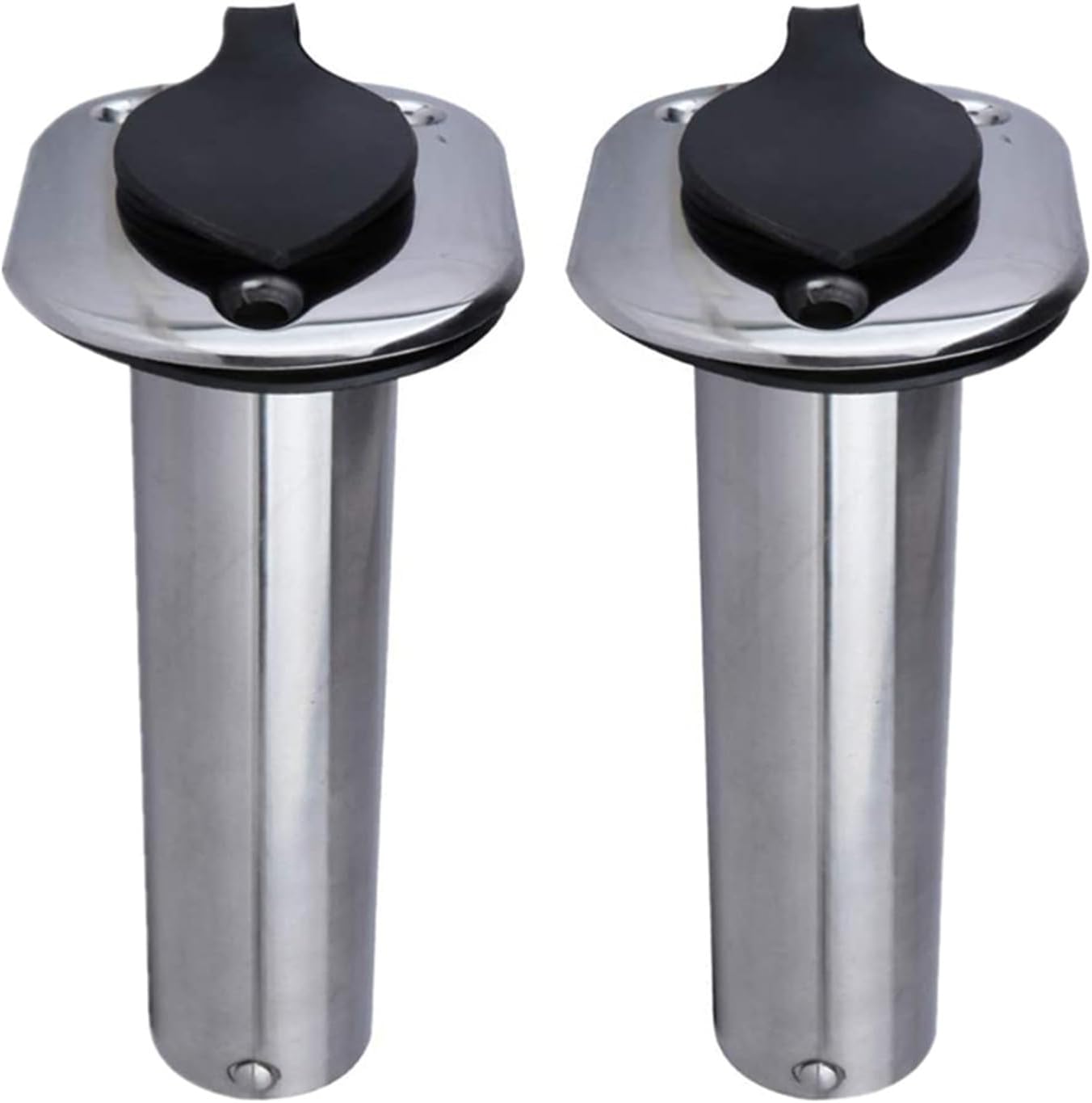 Xauyangha Boat Accessories Marine 2 Flush Mount 15 30 90Degrees Fish Rod Holder Marine Grade Stainless Steel Boat Fishing